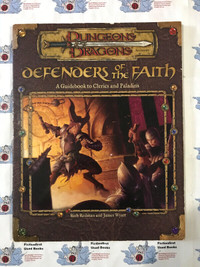 RPG: "D&D 3.0 Defenders of the Faith Guide"