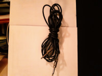 STANDARD PHONO PLUG CORD 12 FT + COILED EXTENSION CORD 7 FT NEW