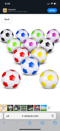 Brand new multicolour Soccer Ball (Multi Color, Size 3)$8 each 