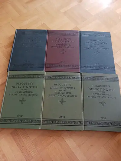 6- PELOUBES SELECT NOTES -SUNDAY SCHOOL LESSONS 1929 thru 1934, View more