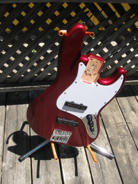 Fender USA 1982 Jazz Bass body Ruby red $1200