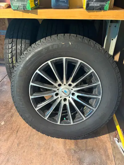 ❄️ Winter Tires with Rims – 245/65 R17 – $800 Selling a set of winter tires with rims from my old Ho...
