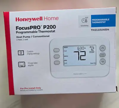 NEW Honeywell Home FocusPRO P200 Programmable Thermostat , View more