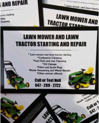 Lawn Mower Repair - Mobile - Pressure Washer Repair