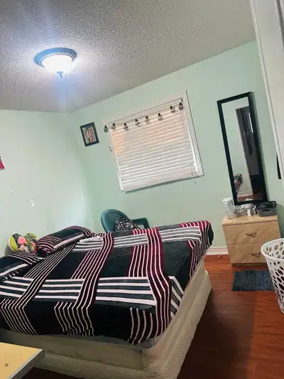 Hi, I have one room for rent upstairs. Family living in house. $400 for 2 tenants. $600 for private...