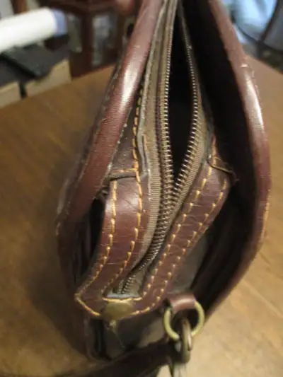 Leather Briefcase – Genuine Chinchilla Leather...., View more