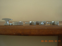 Lot11 granite n 5 solid stainless steel handles/poignees armoire