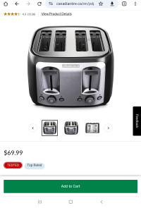 Black and Decker Toaster