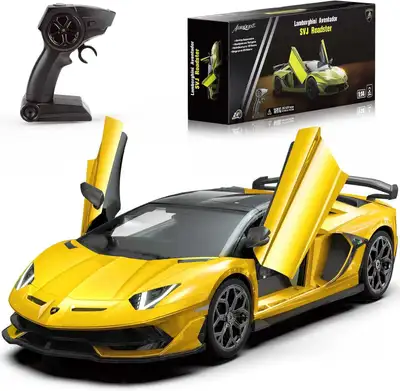*AEROQUEST 1:14 Licensed Lamborghini RC Car (Yellow)*, View more