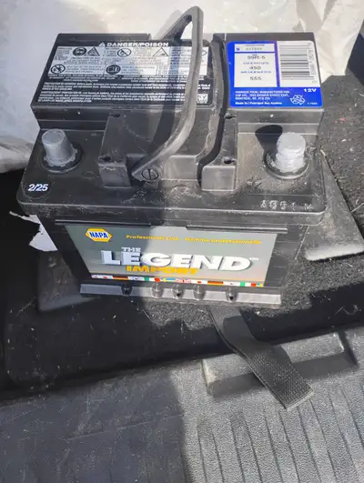 This is a NAPA Legend Import car battery, ideal for keeping your vehicle running smoothly. It's a re...