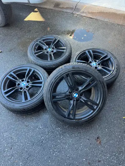 18 inch rims Oem bmw rims Bmw rims M sport rims M performance rims Original bmw rims • Matte Black ,...