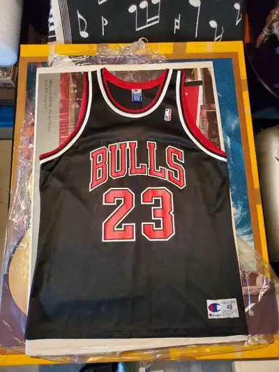 Michael Jordan Chicago Bulls Official Champion Jersey 1997-98, View more