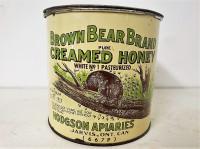 Brown Bear Brand Honey Tin