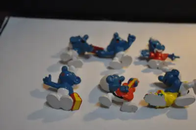 Smurf original 1977-1978-1980 lot of 6 judge teacher cornucopia, View more