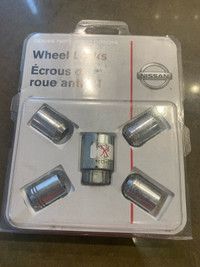 Genuine Nissan wheel locks