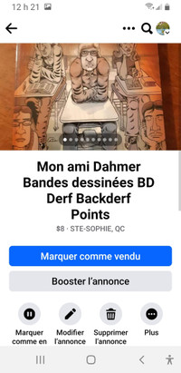 Mon ami Dahmer Bandes dessinées BD Derf Backderf 