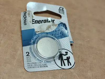 Energizer CR2025 Lithium 3V Battery - NEW - SEALED- Exp 2036, View more