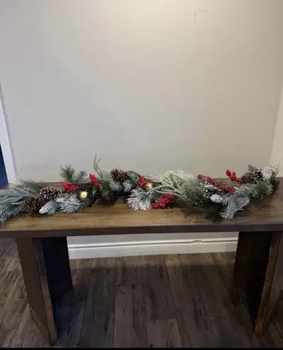 Luxe 5.5ft Christmas Table Garland , View more