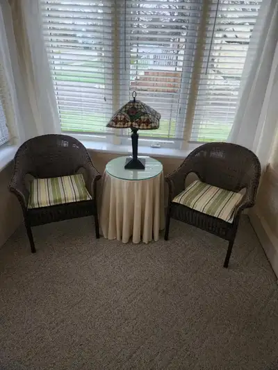 Chairs, Table, & Light, View more