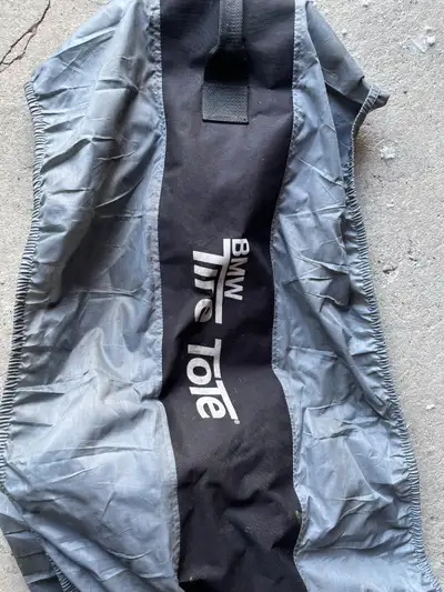 BMW wheel covers; small tear in one shown in photo Set of 4 Local delivery to Belleville or Picton p...