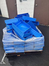 Plastic Blue Bins