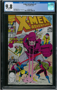 X-Men Advenutres CGC 9.8 White Pages - HARD to FIND - FOR SALE!!