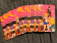 Vintage Sailor Moon Playing Cards. Complete 52 cards