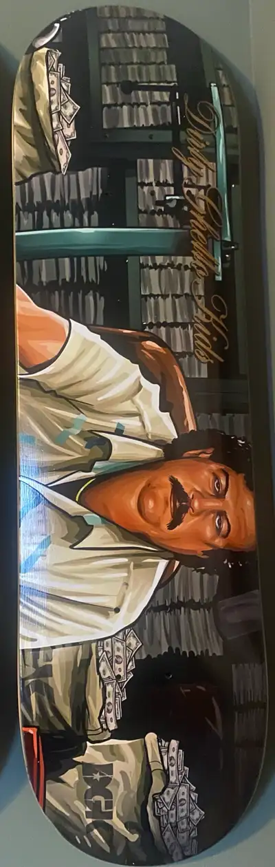 Rare Pablo Escobar Dgk skateboard deck mint, View more