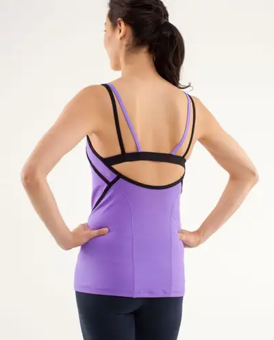 LULULEMON Women’s Size 8 Ignite Tank Power Purple/Black  , View more