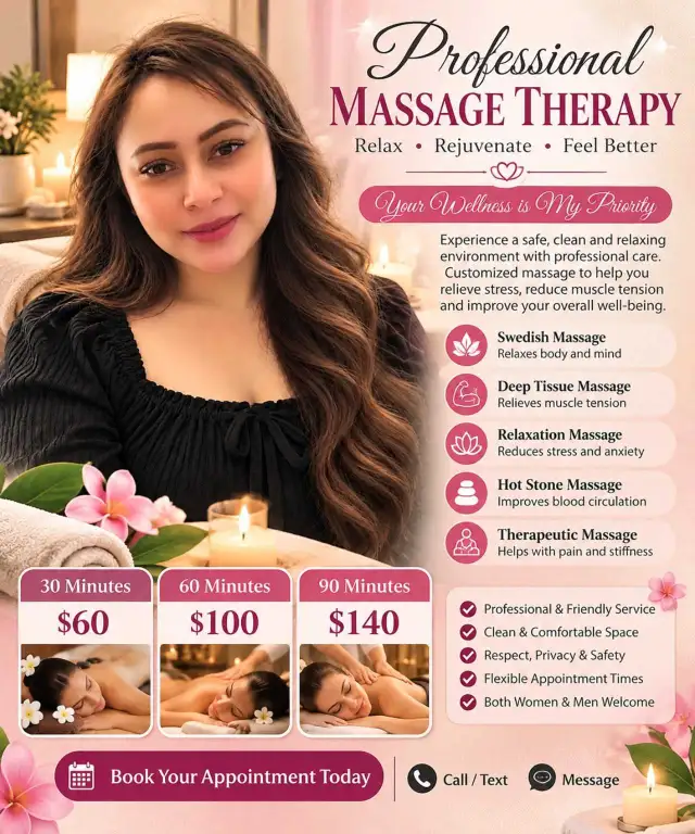 Relaxation massage Welland 