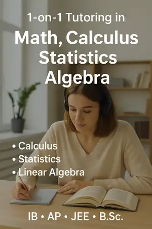 Calculus - Statistics -  Math - Probability -Algebra Course64634284515587120