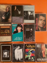 Cassettes 4 pistes. Diane Dufresne, Cirque du Soleil, etc.