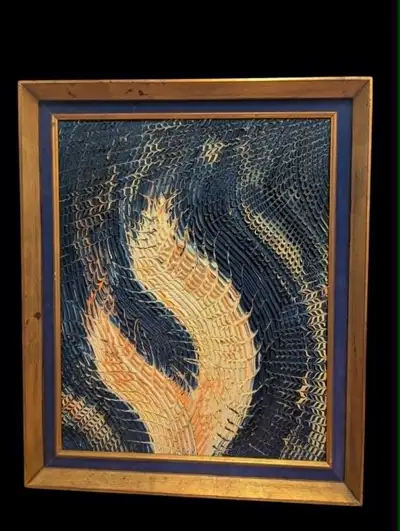 Gilles Gingras – peinture abstraite originale 16 x 20 pouces, View more