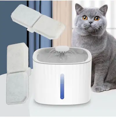 10 Pack Pet Water Fountain Replacement Filter Elements for 3l/10, View more