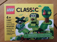NEW Lego CLASSIC 11006 CREATIVE GREEN BRICKS 60pcs 4+ $10