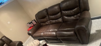  Leather Sofa   For sale . Need gone 