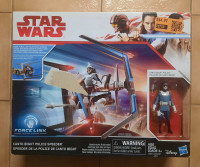 Star Wars Canto Bight Police Speeder and Canto Bice Police