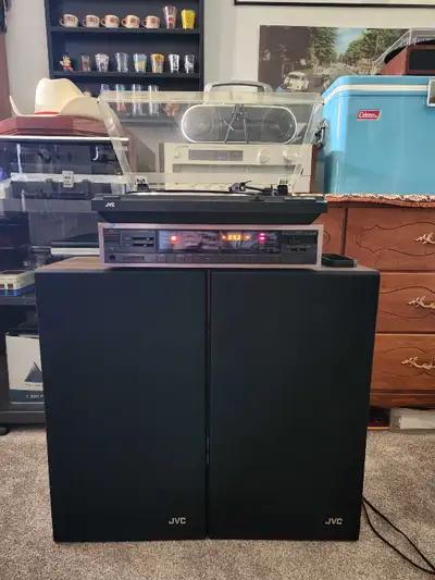 JVC - Hi-Fi Turntable Stereo System, View more