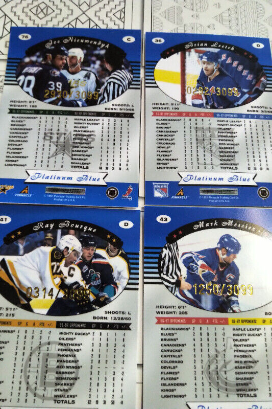 1997-98 Pinnacle Certified Platinum Blue Hockey Card Singles in Arts & Collectibles in Hamilton - Image 4