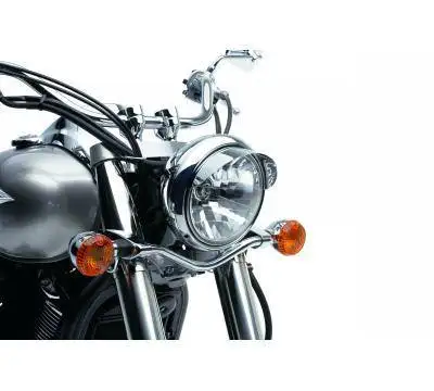 Kawasaki Vulcan Chrome Trim Small headlight Visor oe K53020-120A in Other in Barrie - Image 2
