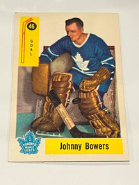 Johnny Bowers 1958-59 Parkhurst Hockey #46 (Toronto Maple Leafs)