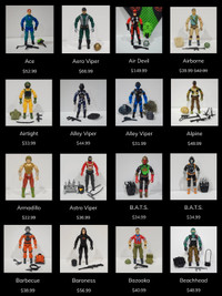 Gi joe figures 