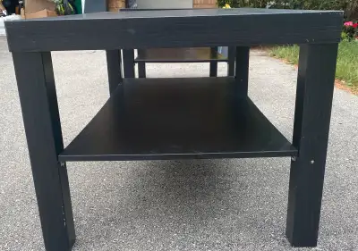 One  Used Black Ikea Lack Coffee Tables, View more