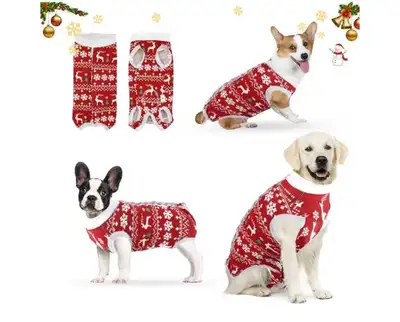 Large-Hipet Dog Surgical Recovery Suit for Abdominal Wounds or S, View more