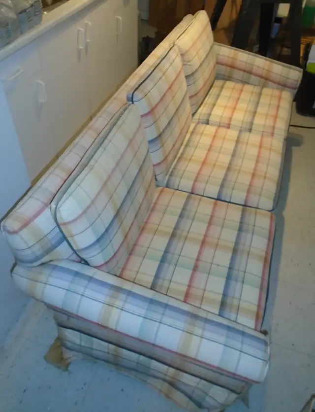 mid-century Danish teak sofa and chair set in Couches & Futons in City of Halifax - Image 6
