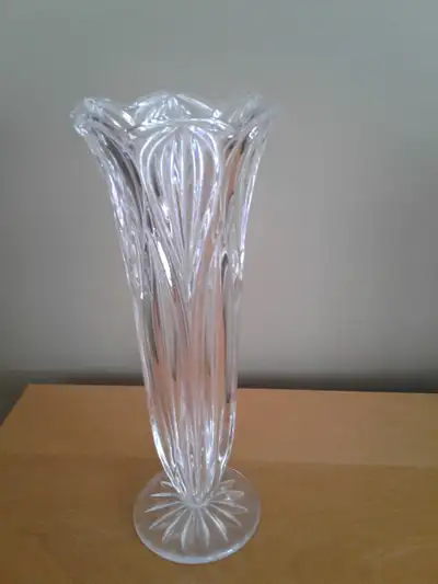 Flower vase a fleurs en cristal, 10", View more