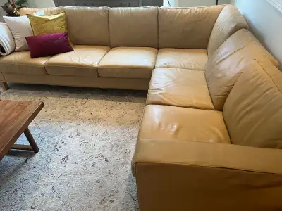 Leather Sectional - 6  Seater, View more