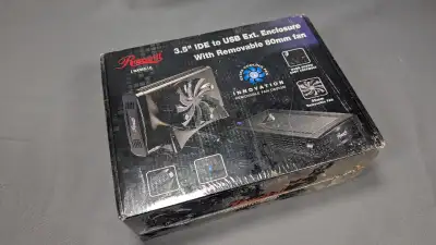 New! Sealed Rosewill RX355-U Aluminum 3.5" IDE USB 2.0 External, View more