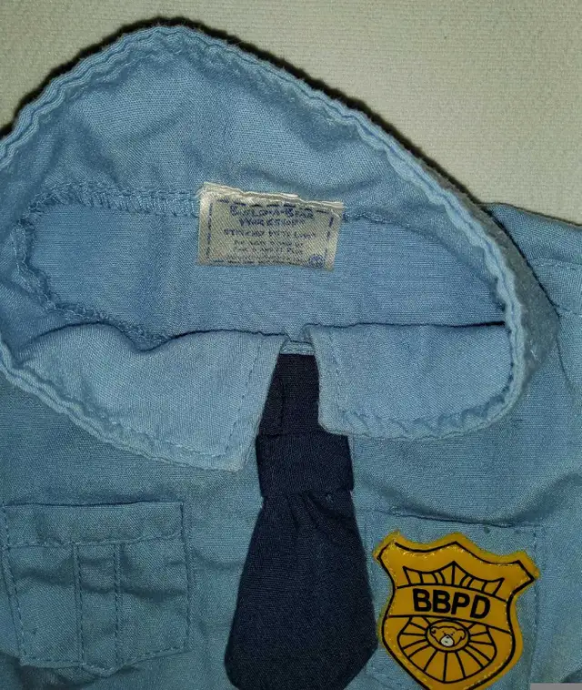 Build-A-Bear Police Officer Cop Uniform Top Shirt BABW 2018 in Arts & Collectibles in Truro - Image 3
