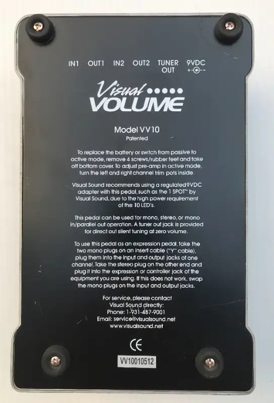 Visual Sound Visual Volume Pedal - Excellent Condition in Amps & Pedals in City of Toronto - Image 3
